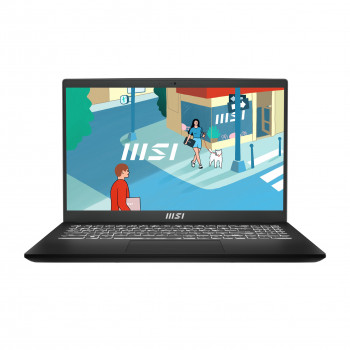 MSI Modern 15 B13M-254FR Intel® Core™ i7 i7-1355U Ordinateur portable 39,6 cm (15.6") Full HD 16 Go DDR4-SDRAM 512 Go SSD Wi-Fi