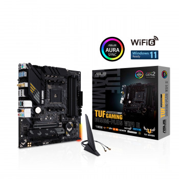 ASUS TUF GAMING B550M-PLUS WIFI II AMD B550 Emplacement AM4 micro ATX