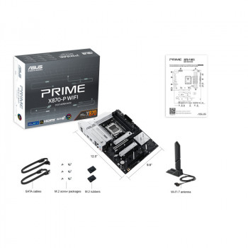 ASUS Prime X870-P WIFI AMD X870 Emplacement AM5 ATX