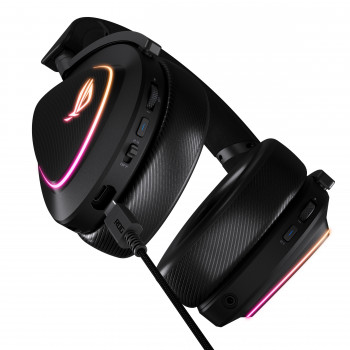 ASUS ROG DELTA II Casque Avec fil &sans fil Arceau Jouer USB Type-C Bluetooth Noir