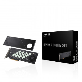 ASUS Hyper M.2 x16 Gen5 Card carte et adaptateur d'interfaces Interne