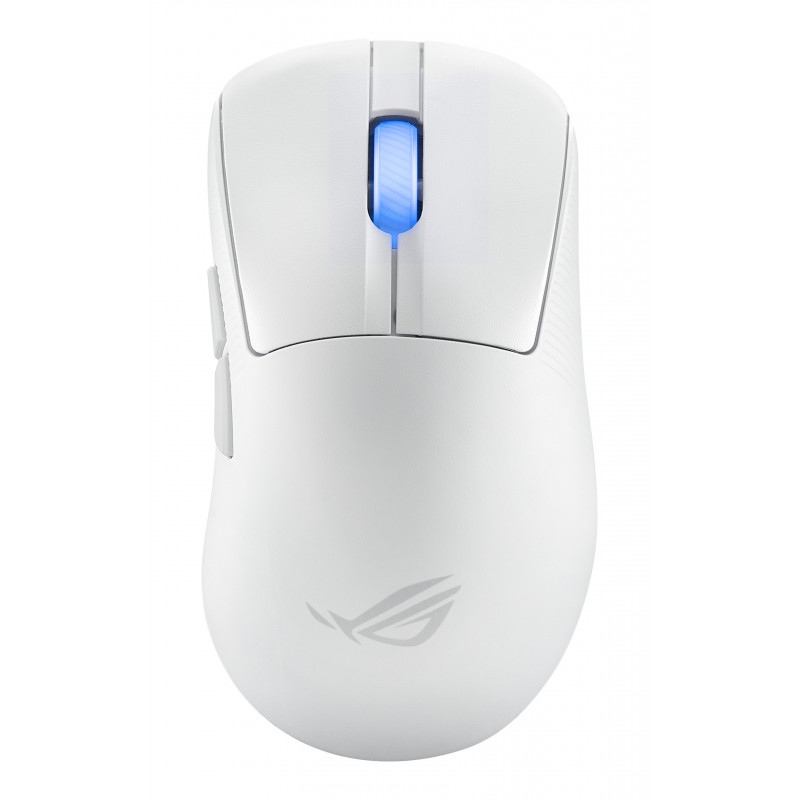 ASUS ROG Keris II Ace Wireless AimPoint White souris Jouer Droitier RF Wireless + Bluetooth + USB Type-A Optique 42000 DPI