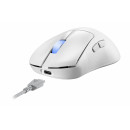 ASUS ROG Keris II Ace Wireless AimPoint White souris Jouer Droitier RF Wireless + Bluetooth + USB Type-A Optique 42000 DPI