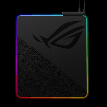 ASUS ROG Balteus Qi Tapis de souris de jeu Noir