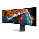 Samsung G95SC écran plat de PC 124,5 cm (49") 5120 x 1440 pixels Dual QHD OLED Argent