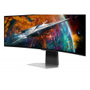 Samsung G95SC écran plat de PC 124,5 cm (49") 5120 x 1440 pixels Dual QHD OLED Argent