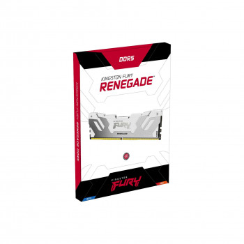 Kingston Technology FURY 64 Go 6400 MT s DDR5 CL32 DIMM (kit de 2) Renegade White XMP