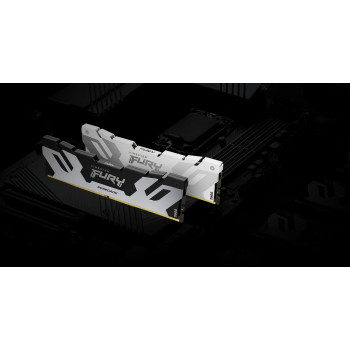 Kingston Technology FURY 64 Go 6400 MT s DDR5 CL32 DIMM (kit de 2) Renegade Silver XMP