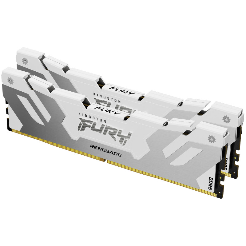 Kingston Technology FURY 32 Go 8000 MT s DDR5 CL38 DIMM (kit de 2) Renegade White XMP