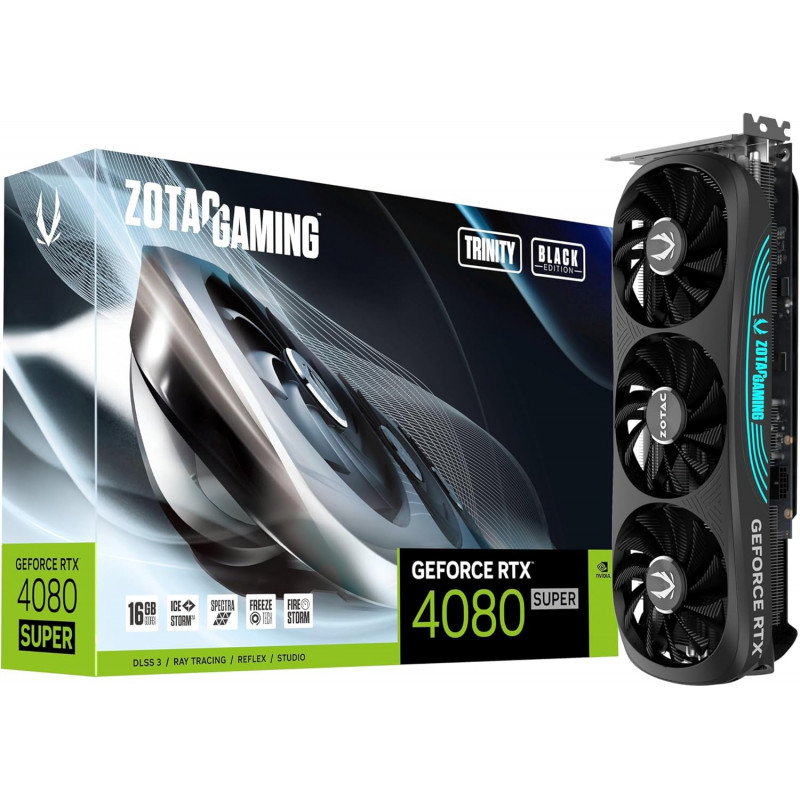 ZOTAC GAMING GeForce RTX 4080 SUPER Trinity Black Edition 16GB GDDR6X