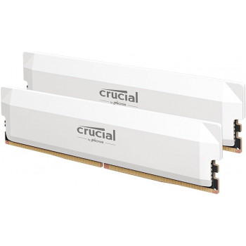 Crucial Pro DDR5 Overclocking 32 Go (2 x 16 Go) 6000 MHz CL36 Blanc