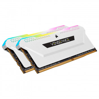 Corsair Vengeance RGB PRO SL Series 16 Go (2 x 8 Go) DDR4 3600 MHz CL18 - Blanc