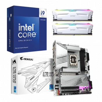 Kit Upgrade PC Intel Core i9-14900KF Z790 AORUS ELITE AX ICE 32 Go DDR5