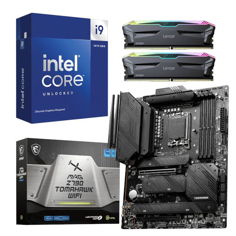 Kit Upgrade PC Intel Core i9-14900KF Z790 AORUS ELITE AX ICE 32 Go DDR5